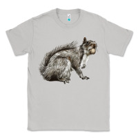 Moon Dust Gray Squirrel Classic Tee - LillyAllenDesigns