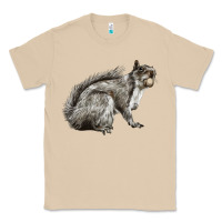 Mushroom Gray Squirrel Classic Tee - LillyAllenDesigns