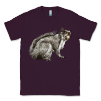 Plum Gray Squirrel Classic Tee - LillyAllenDesigns