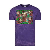 Cloud Purple camel face Vintage Tee - BarkalooDesign