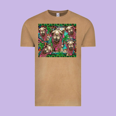 Camel Face Vintage Tee Designed By Barkaloodesign