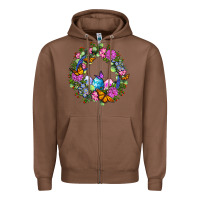 Chestnut Easter Ocaliptus spring flowers Zipper Hoodie - OliviaCreatesArt