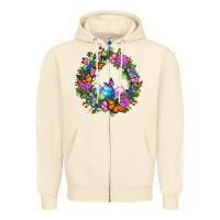 Sandshell Easter Ocaliptus spring flowers Zipper Hoodie - OliviaCreatesArt