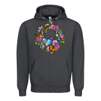 Smoke Easter Ocaliptus spring flowers Zipper Hoodie - OliviaCreatesArt