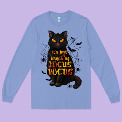 It's Just A Bunch Of Hocus Pocus Long Sleeve Tee Designed By Texasbilliewilder