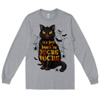 Heather Grey It's Just a Bunch of Hocus Pocus Long Sleeve Tee - texasbilliewilder