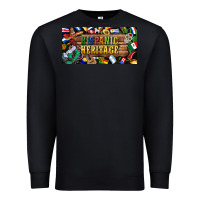 Black hispanic heritage license plate Premium Sweatshirt - BundleAndBundleShop