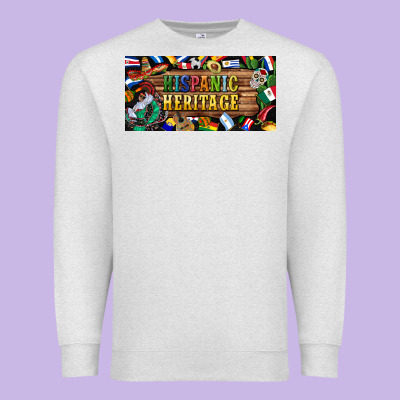 Hispanic Heritage License Plate Premium Sweatshirt Designed By Bundleandbundleshop