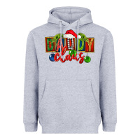 Heather Grey Christmas daddy Claus Heavyweight Hoodie - FaDigitalArtStudio