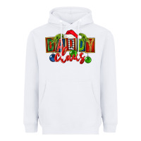 White Christmas daddy Claus Heavyweight Hoodie - FaDigitalArtStudio