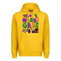 Lemon It's Mardi Gras y'all Premium Hoodie - FaDigitalArtStudio