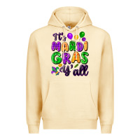Pina Colada It's Mardi Gras y'all Premium Hoodie - FaDigitalArtStudio