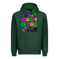 Sports Green It's Mardi Gras y'all Premium Hoodie - FaDigitalArtStudio
