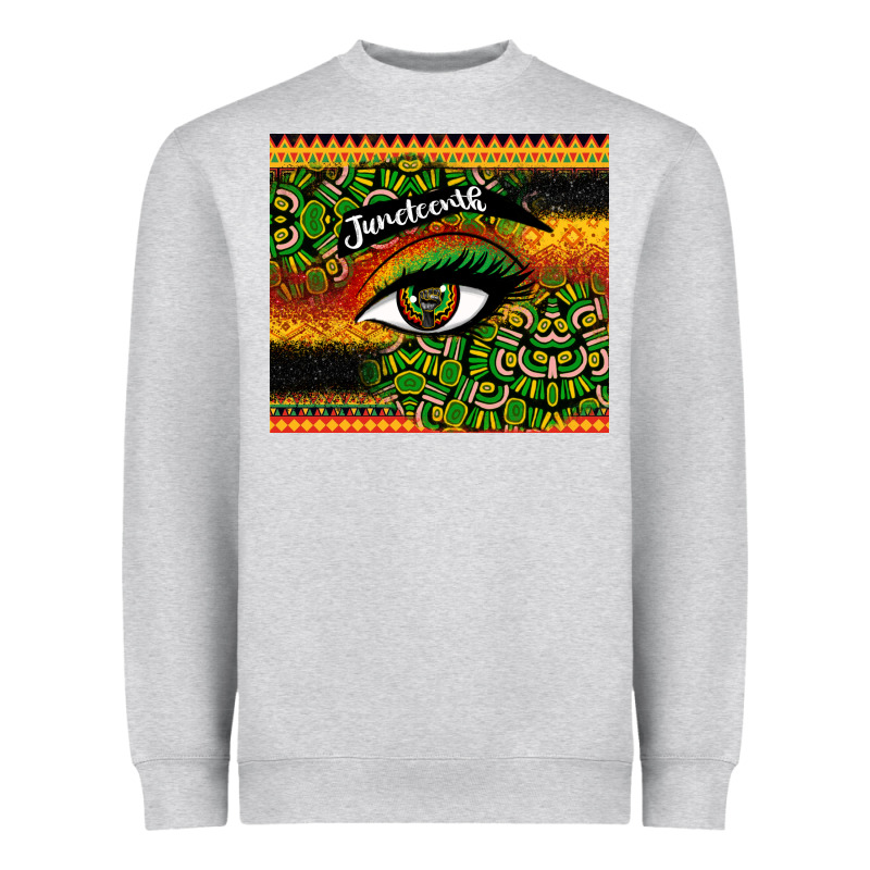 Juneteenth Eyelash Heavyweight Sweatshirt by CowGirlArtShop | Teevron