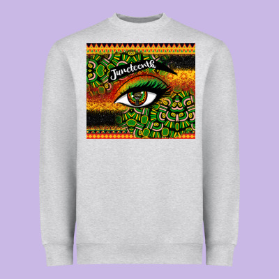 Juneteenth Eyelash Heavyweight Sweatshirt Designed By Cowgirlartshop