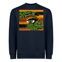 Navy juneteenth eyelash Heavyweight Sweatshirt - CowGirlArtShop