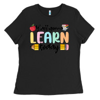 Black y'all gonna learn today Ladies Tee - MaliasSmallBusiness