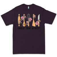 Plum choose your weapon Premium Tee - MaliasSmallBusiness