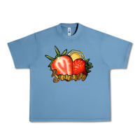 Pebble Blue Strawberry Summer Urban Heavy Tee - Bettercallsaul
