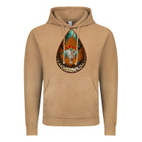 Vintage Camel leopard bullskull teardrop earrings Vintage Hoodie - Jasminsmagicworld