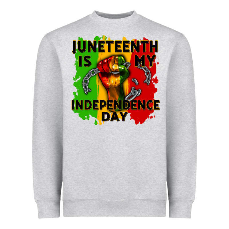 Juneteenth Is My Independence Day Cowgirl Heavyweight Sweatshirt by CowGirlArtShop | Teevron