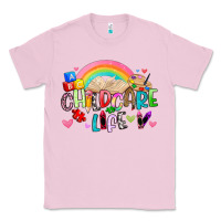 Bubblegum Pink childcare life Classic Tee - Artiststas