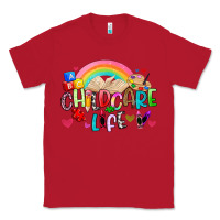 Red childcare life Classic Tee - Artiststas