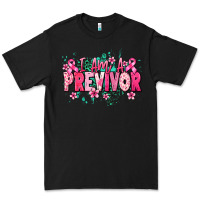 Black I am a previvor Premium Tee - NancyCooperArtShop