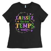 Black laissez les bon temps rouler Ladies Tee - MaliasSmallBusiness