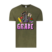 Vintage Olive First Grade Vintage Tee - RanaPortraitStore