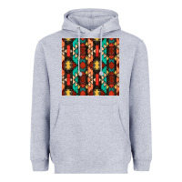 Heather Grey native american aztec seamless pattern Heavyweight Hoodie - BundleAndBundleShop