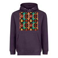 Plum native american aztec seamless pattern Heavyweight Hoodie - BundleAndBundleShop