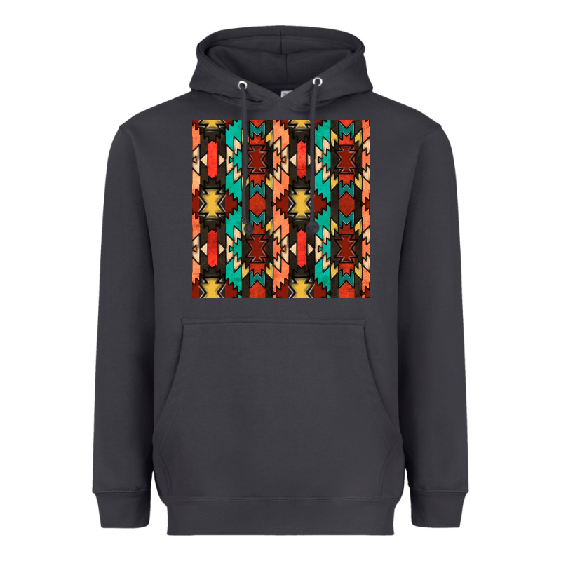 Native American Aztec Seamless Pattern Heavyweight Hoodie by BundleAndBundleShop | Teevron