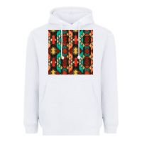 White native american aztec seamless pattern Heavyweight Hoodie - BundleAndBundleShop