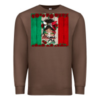 Chestnut mexican messy bun mamacita Premium Sweatshirt - BundleAndBundleShop