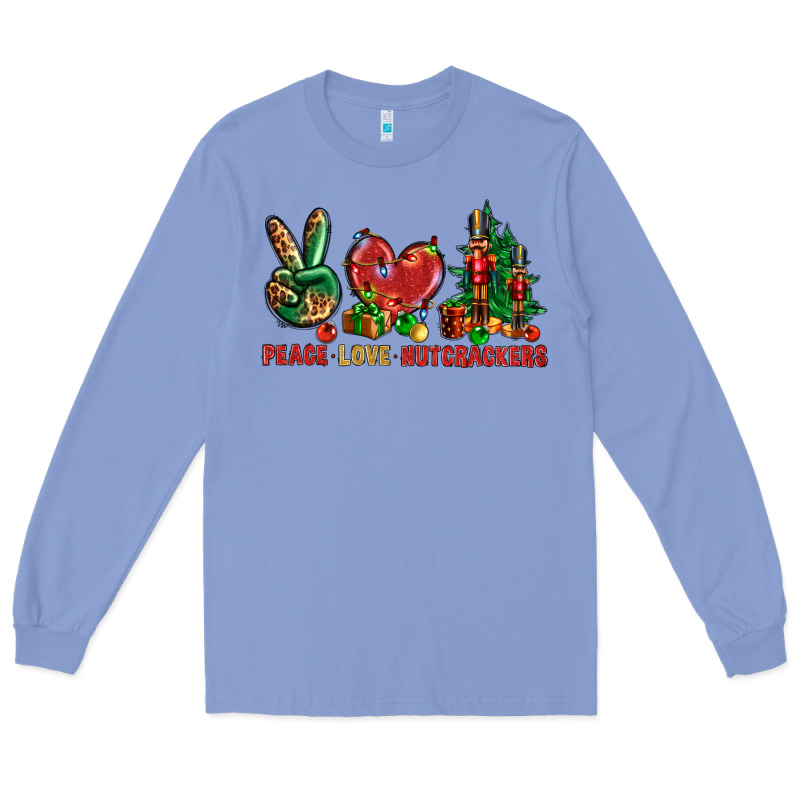 Peace Love Nutcrackers Long Sleeve Tee by NancyCooperArtShop | Teevron