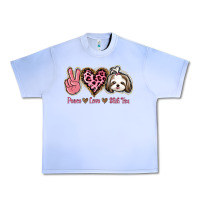 Grape Ice Peace Love Shih Tzu Urban Heavy Tee - Bettercallsaul