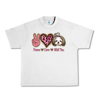 Lunar Rock Peace Love Shih Tzu Urban Heavy Tee - Bettercallsaul