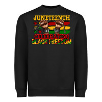 Black juneteenth celebrating black freedom Heavyweight Sweatshirt - CowGirlArtShop