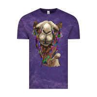 Cloud Purple tie dye camel Vintage Tee - BarkalooDesign
