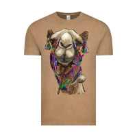 Vintage Coffee tie dye camel Vintage Tee - BarkalooDesign