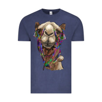Vintage Denim tie dye camel Vintage Tee - BarkalooDesign