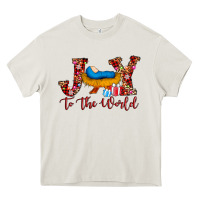 Cream joy to the world Heavy Core Tee - AdoDesignShop