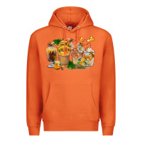 Carrot Honey Bee Coffee Cups Premium Hoodie - FaDigitalArtStudio
