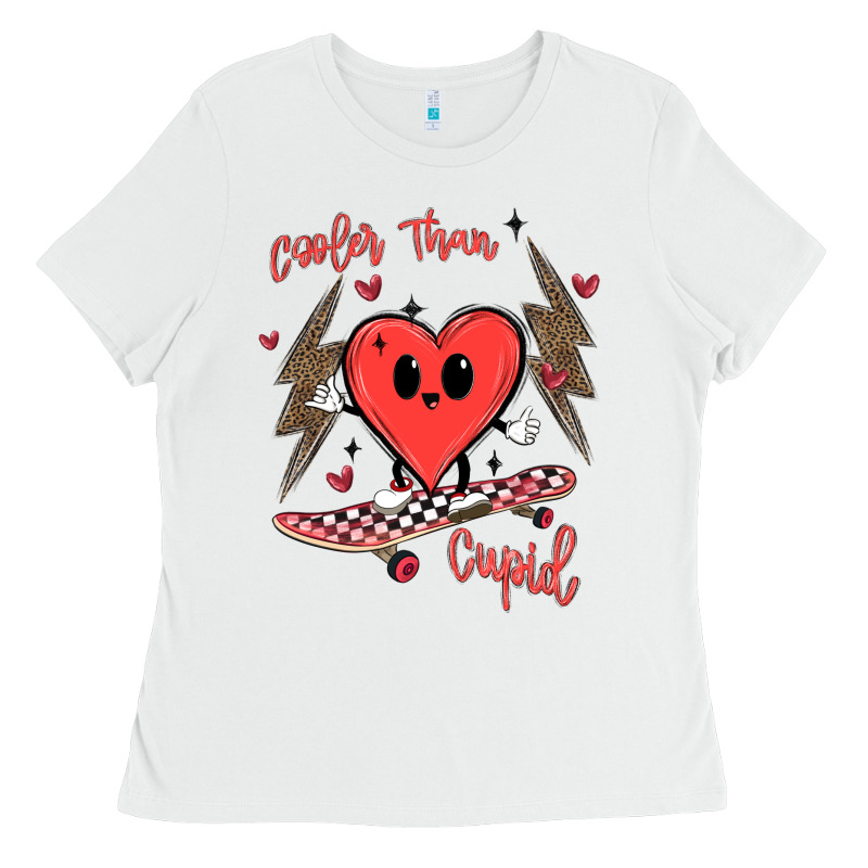 Cooler Than Cupid Ladies Tee by MaliasSmallBusiness | Teevron