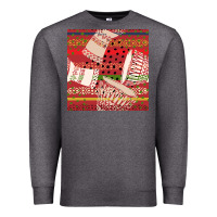 Charcoal Heather african drum colorful seamless pattern Premium Sweatshirt - BundleAndBundleShop