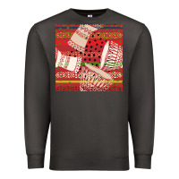 Smoke african drum colorful seamless pattern Premium Sweatshirt - BundleAndBundleShop