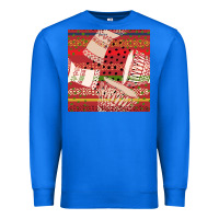 True Royal african drum colorful seamless pattern Premium Sweatshirt - BundleAndBundleShop