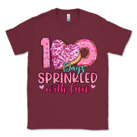 Burgundy 100 days sprinkled with fun Classic Tee - Artiststas