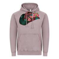 Vintage Zinc leopard flowers cowboy hat Vintage Hoodie - Jasminsmagicworld